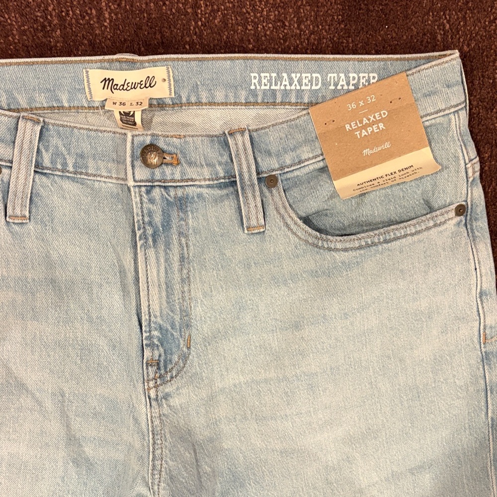 Madewell Relaxed Taper W 36 L 32